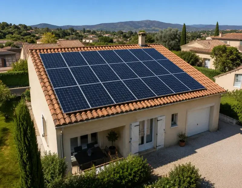 Prime à l'autoconsommation panneaux solaires Séderon — aide financière de l'État